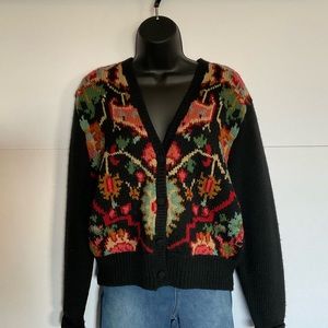 JH collectibles 100% wool cardigan. M